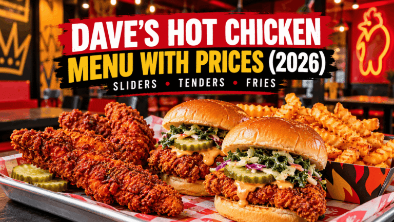 Dave’s Hot Chicken Menu With Prices (2026): Sliders, Tenders, Fries & More