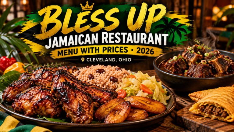 Bless Up Jamaican Restaurant Menu With Prices (2026): Jerk Chicken, Oxtail & Takeout in Cleveland