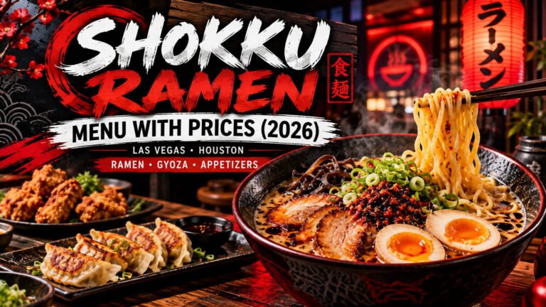Shokku Ramen Menu With Prices (2026): Las Vegas Ramen, Appetizers, Fried Rice & More